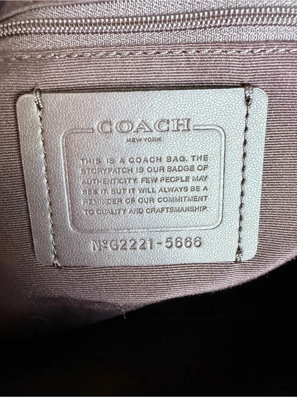 Coach NWOT Court Full Size Leather Backpack in Purple